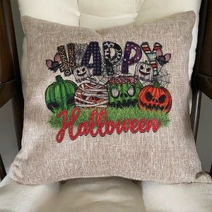 4/$15 Clearance 💥Halloween Pillow Cover 2 Sided Images